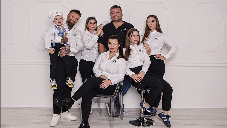 Rodina a tím BB Catering